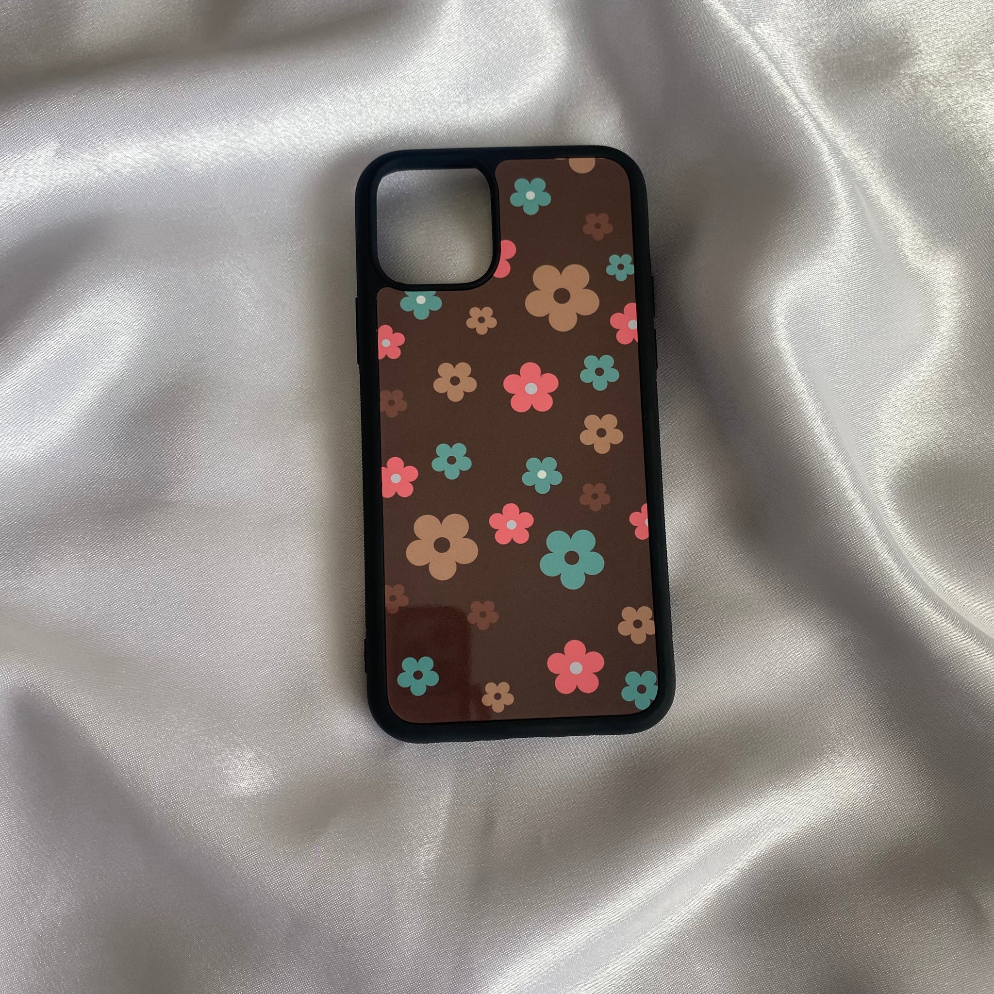 Brown Flower iPhone Case